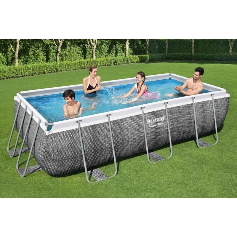 Bestway Power Steel swimmingpoolsæt 404 x 201 x 100 cm