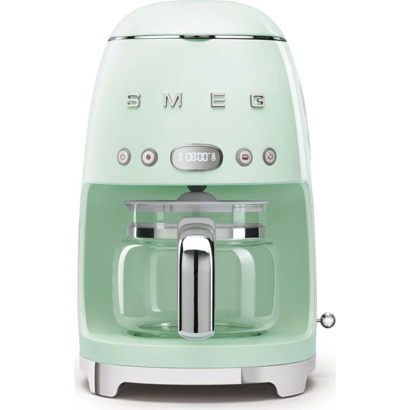 Smeg Retro kaffemaskine DCF02PGEU – 10 kopper, pastelgrøn