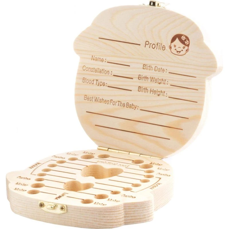 Thooy InnovaGoods Tandæske til Børn – Pige (træ)