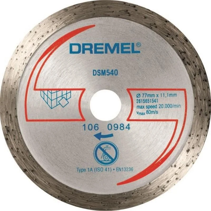 Dremel DSM540 skæreskive 77 mm til tegl og fliser