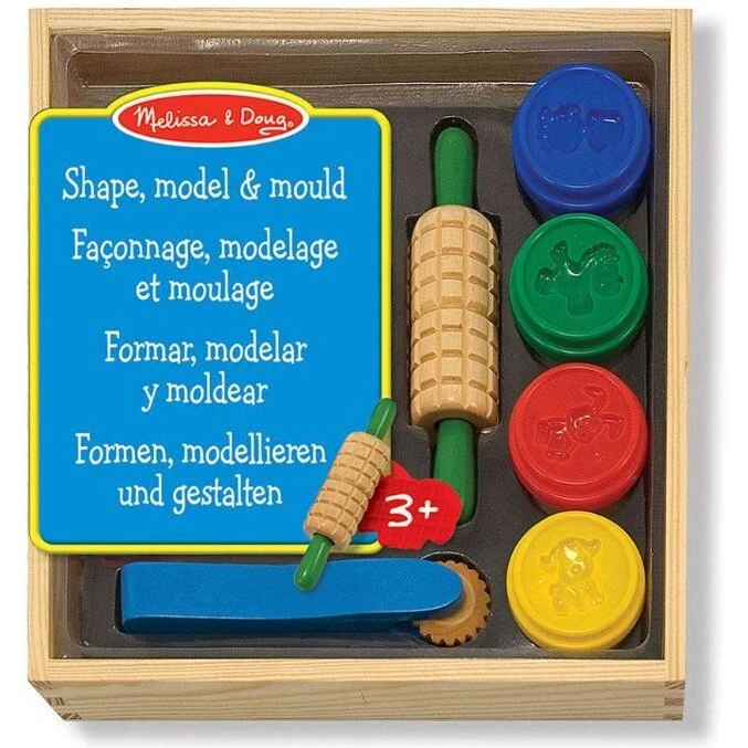 Melissa & Doug Modellervokssæt med træværktøj