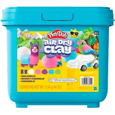 Play-Doh Air Dry modellervoks – lufttørrende, flere farver (fra 4 år)