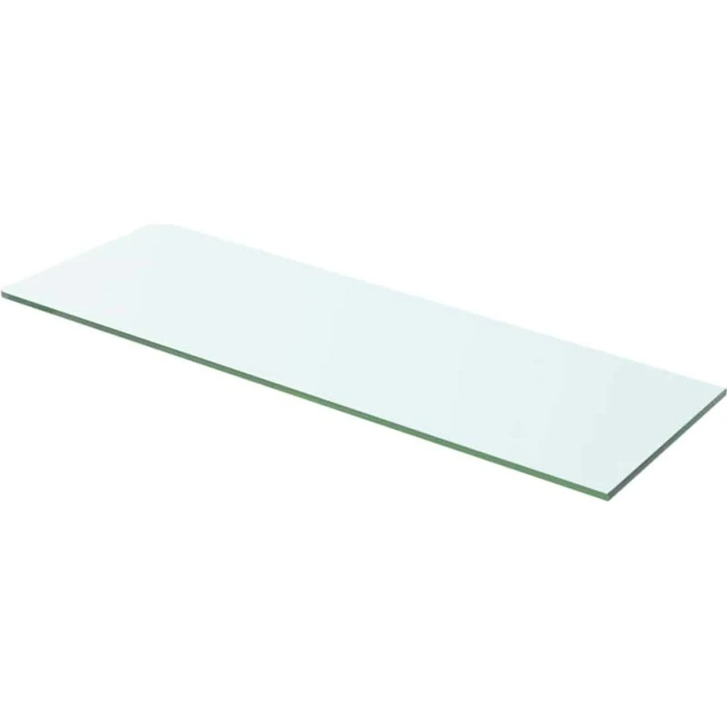 vidaXL hylde glaspanel klar 60x15 cm (hærdet 8 mm)