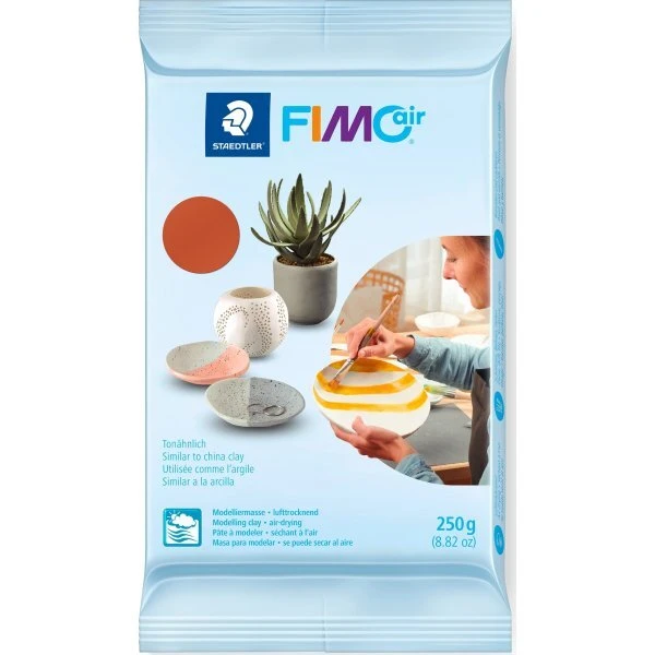 Staedtler FIMO Air lufttørrende modelleringsler 250 g, terracotta