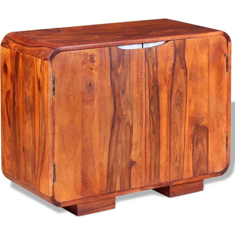 vidaXL skænk i massivt akacietræ 75 x 35 x 60 cm