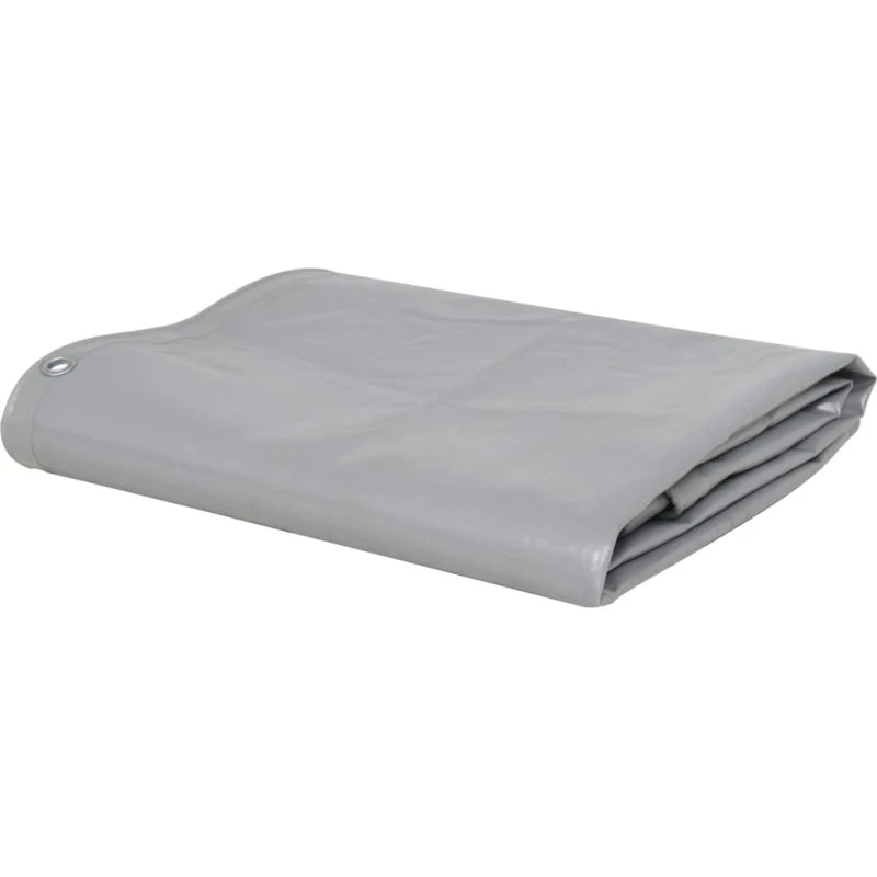 vidaXL presenning 650 g/m² 4x7 m, grå