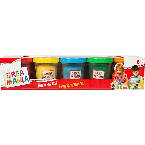 Modellervoks 5‑pak med 3 udstikkere – fra 3 år