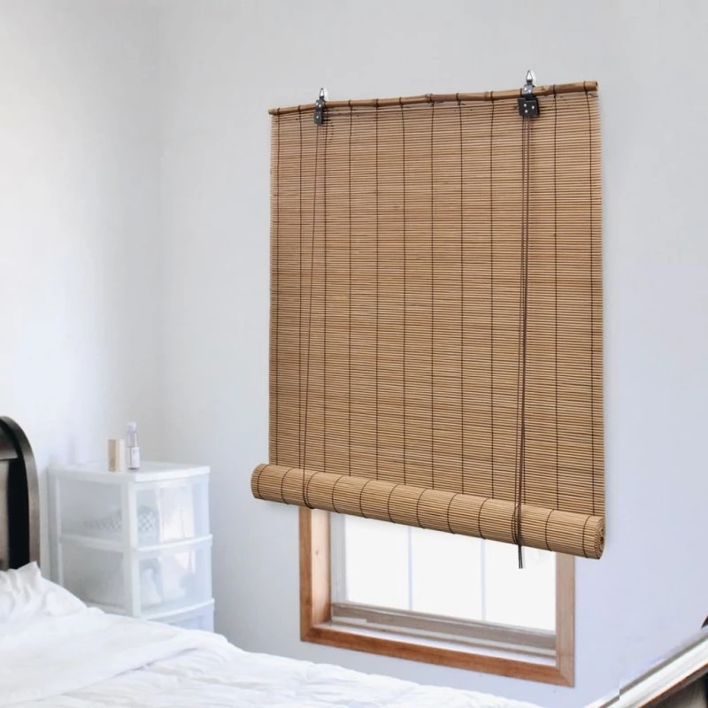 vidaXL Rullegardin Bambus 80x220 cm - Brun