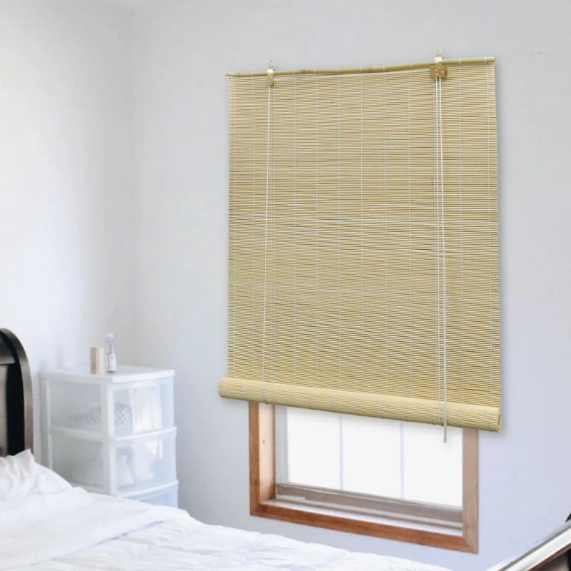 vidaXL bambusrullegardin 140x220 cm naturfarvet