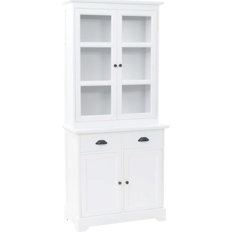 vidaXL Walisisk kommode 4 døre MDF/fyrretræ 80x40x180 cm