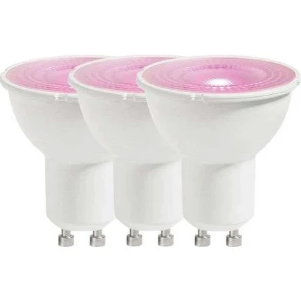 Nordlux Smart Colour GU10 4,7W White PAR16 3-pak