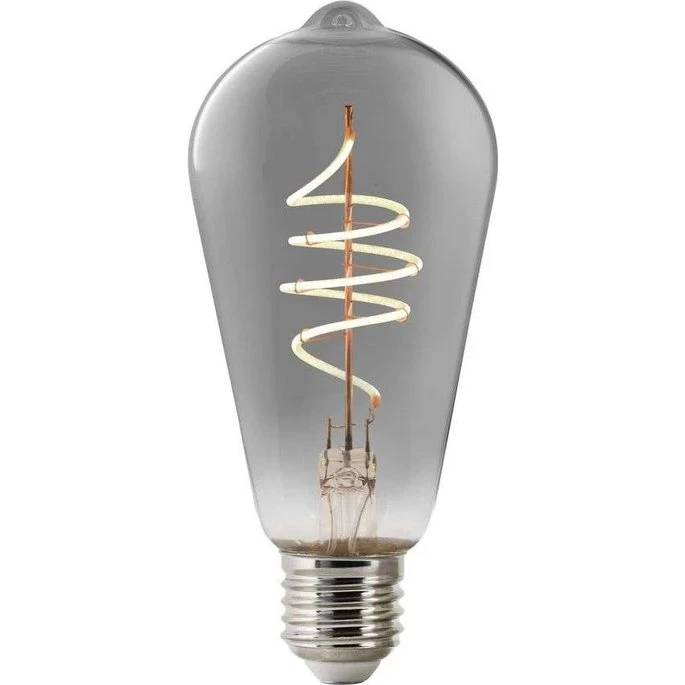 Nordlux Smart E27 ST64 4,7W 100lm 1800K — røgfarvet
