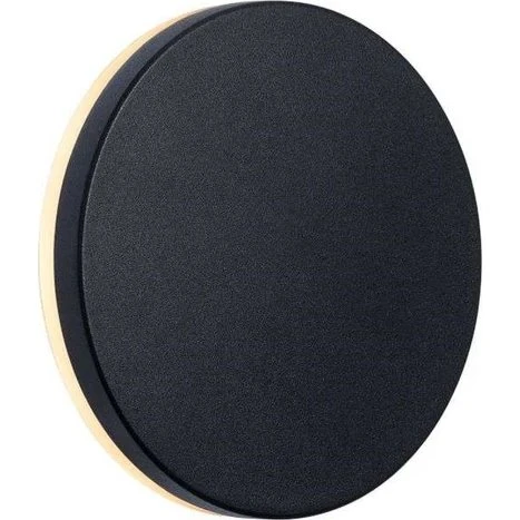 Nordlux Artego Round LED væglampe, sort