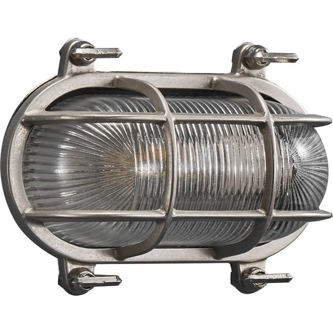 Nordlux Helford væglampe - nikkel (udendørs)