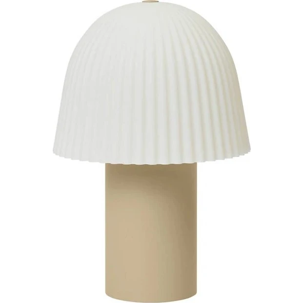 ferm LIVING Frill Portable bordlampe - Cashmere/White