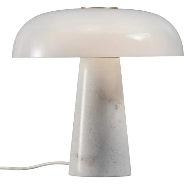 DFTP by Nordlux Glossy bordlampe marmor opal hvid