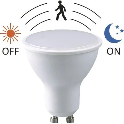 Halo Design COLORS GU10 LED-pære 5W med sensor (3000K)