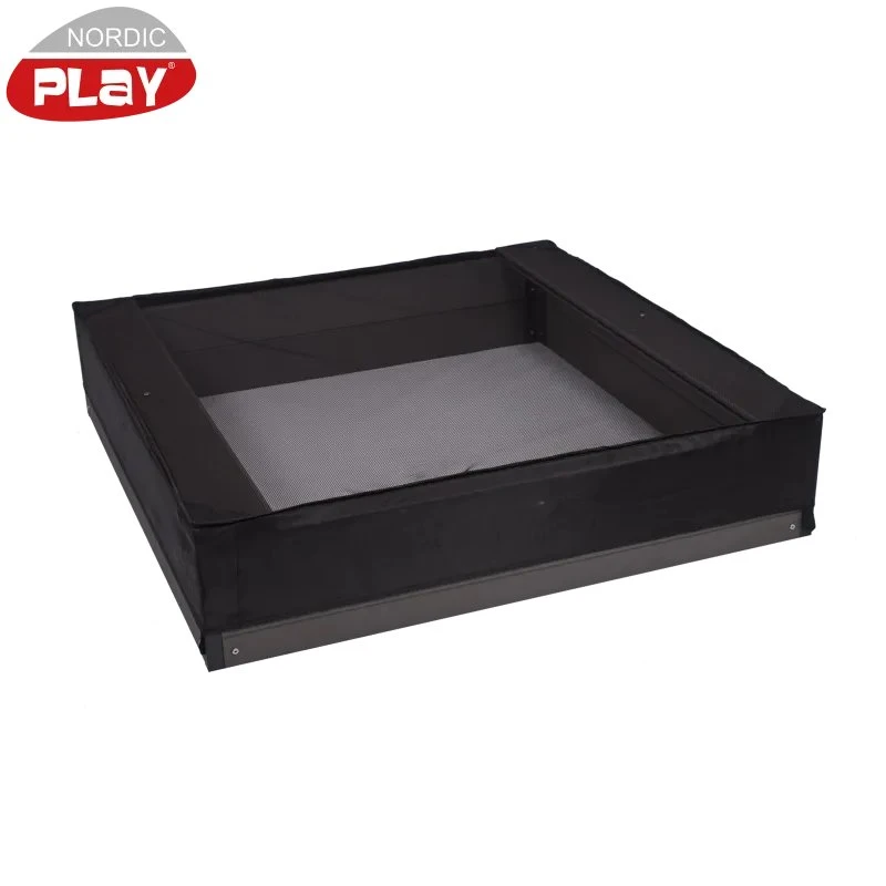 Nordic Play Sandkassenet 150x150 cm – sort