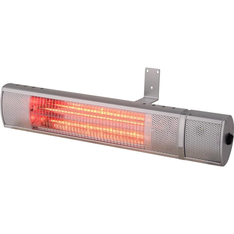 HORTUS Terrassevarmer væghængt 1500W Gold Tube – Grå (Remote)