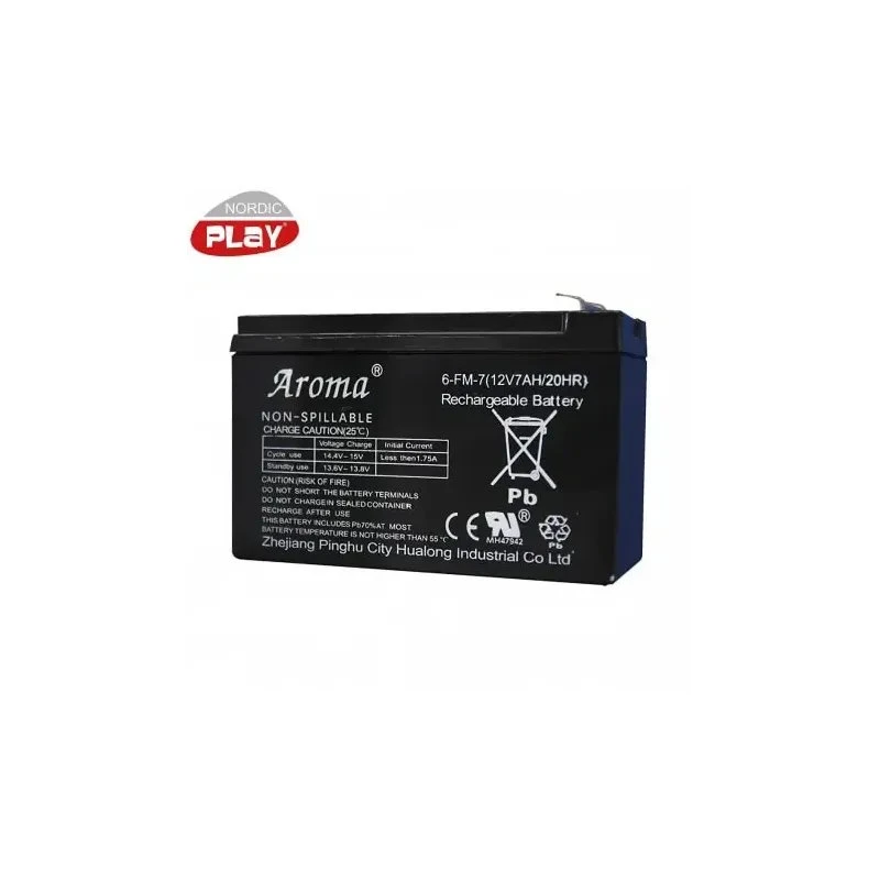 Nordic Play Elbilbatteri 12V 7Ah