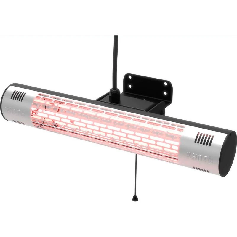 HORTUS Terrassevarmer væghængt 1500W, sort (Gold Tube)