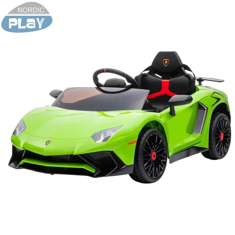 Nordic Play Elbil Lamborghini Aventador 12V, limegrøn