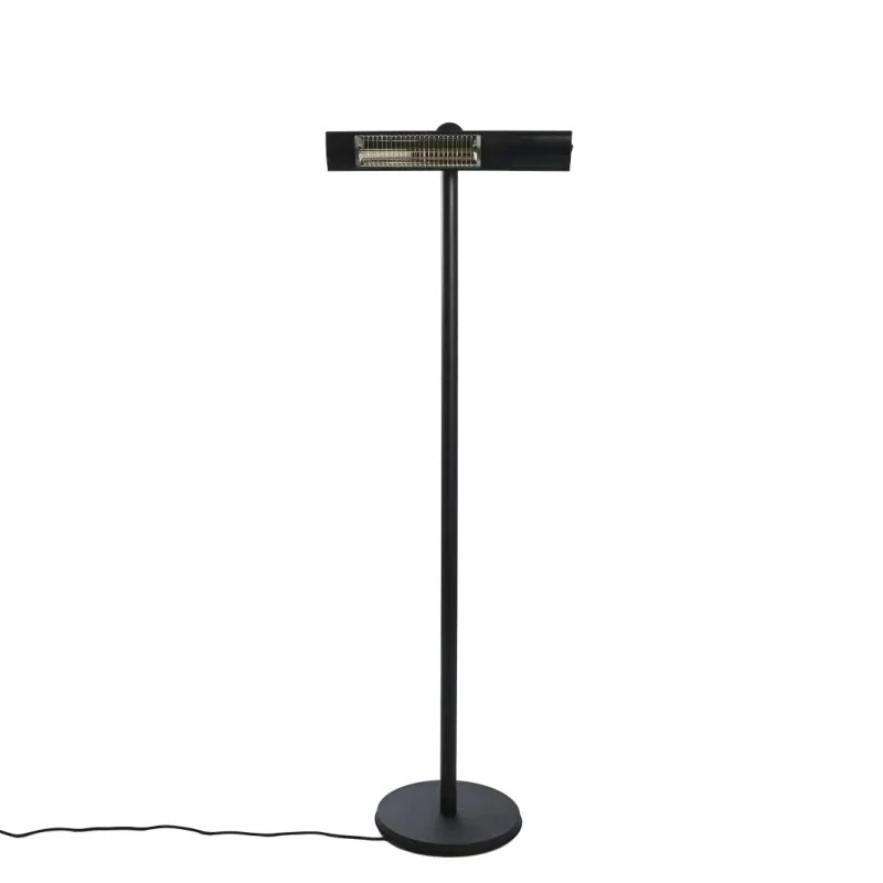 HORTUS Terrassevarmer gulvmodel 500/1000/1500W sort (m. fjernbetj.)