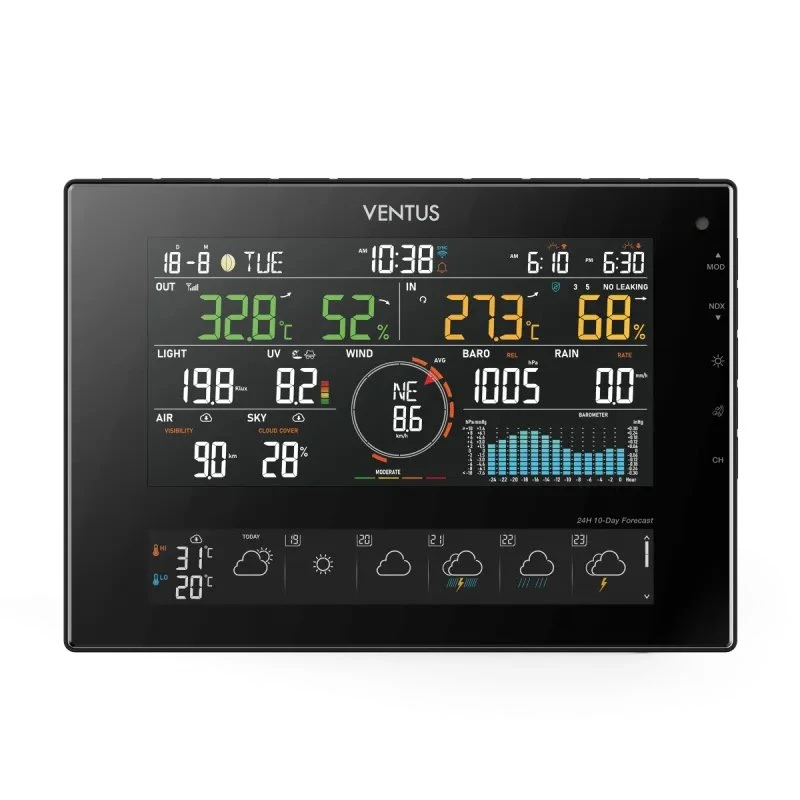 VENTUS W850 Vejrstation Wi‑Fi med udendørs 7-i-1 sensor