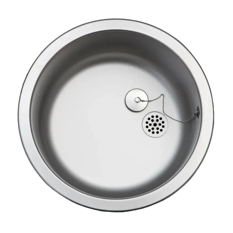 Juvel Køkkenvask MKC380 Ø385×175 mm mat, med prop