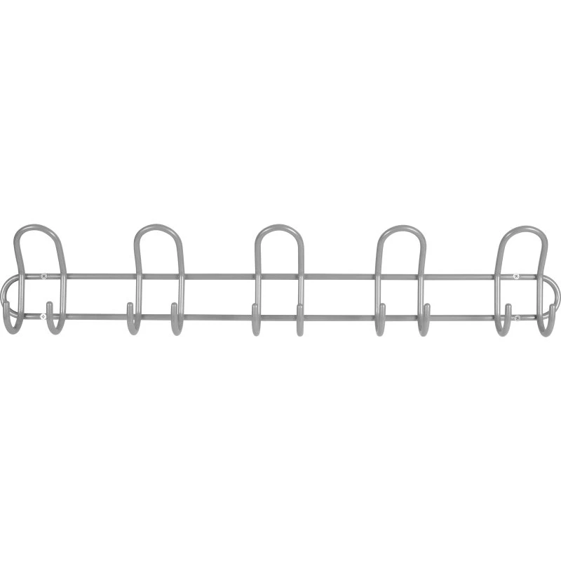 Home-it Knagerække P5, 5 knager – satin (68,5x6,5x13 cm)