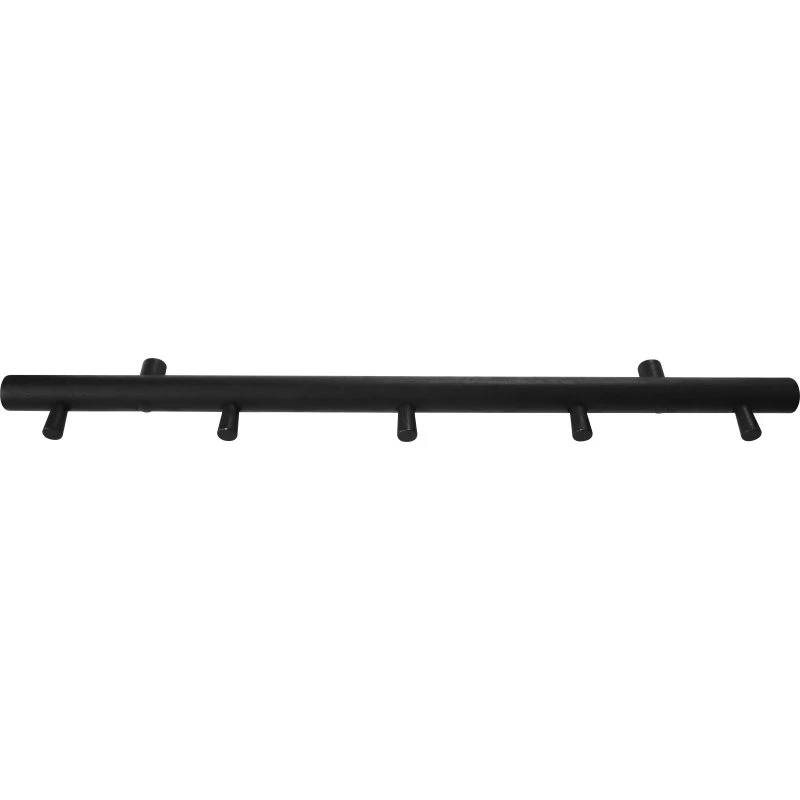 Home-it Smart knagerække i eg 5 knager – sort 60×7×2,5 cm