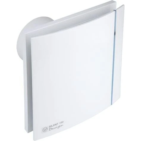 Thermex Silent 100 CZ Design ventilator, hvid Ø100