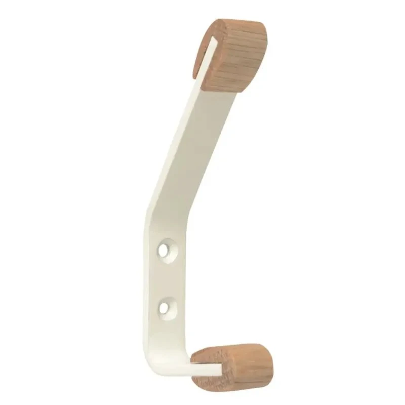 Home-it dobbelt knage 1,5x5,5x12 cm bøg/hvid