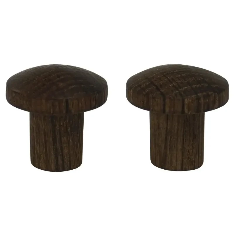 Home-it træknop Ø25 mm røget eg 2-pak