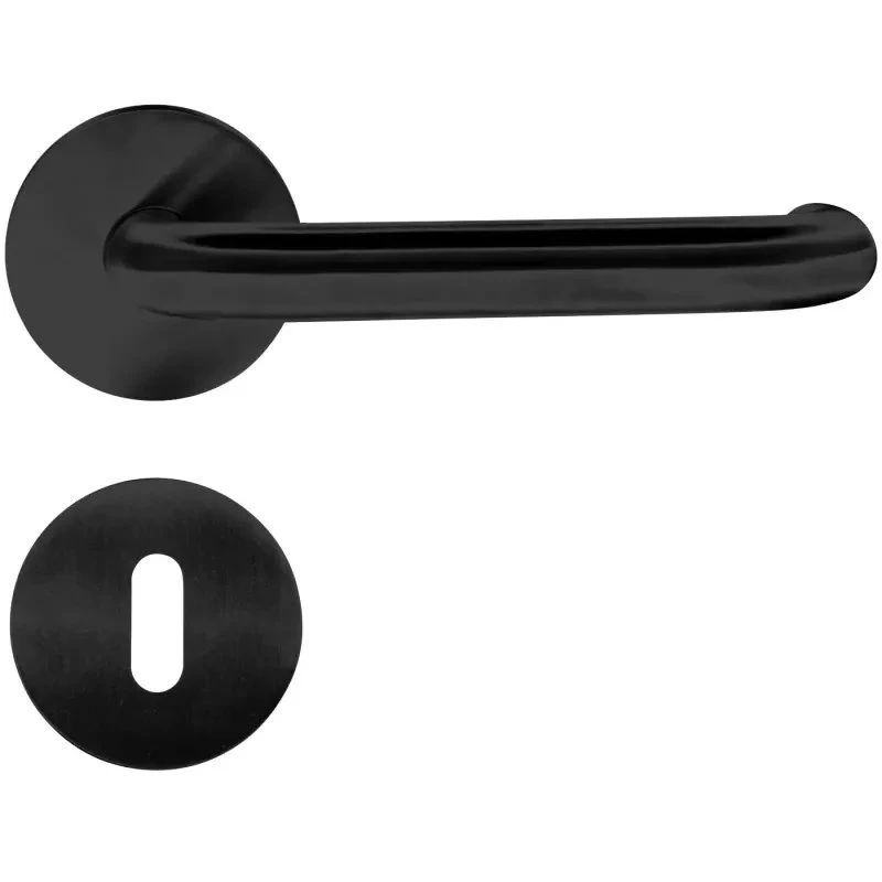 Home-it dørgreb U-greb Ø16 mm matsort (klikroset)