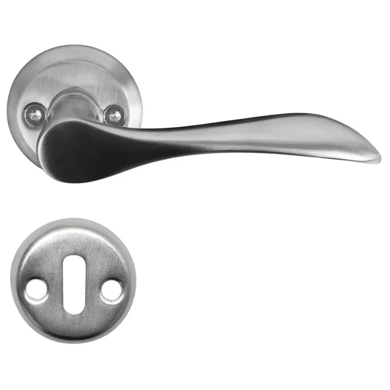 Home-it Dørgreb i børstet stål, roset & nøgleskilt (30–45 mm)