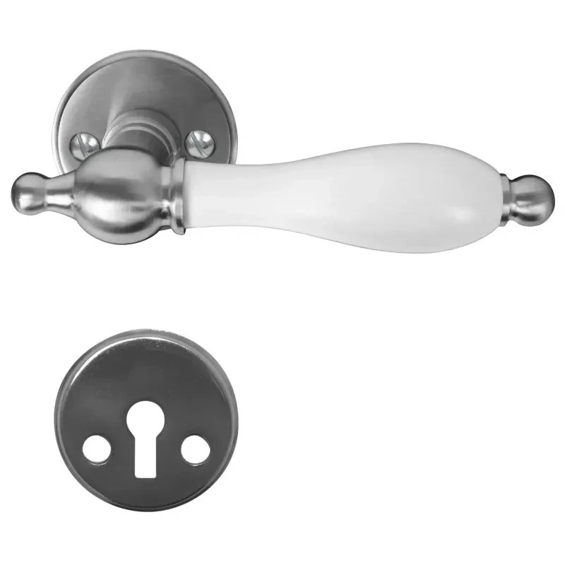 Home-it Dørgreb 13390 mat krom/hvid (30–45 mm)