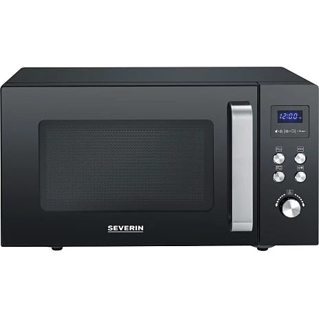 Severin mikroovn med keramisk plade & grill 25 l 1000 W, sort