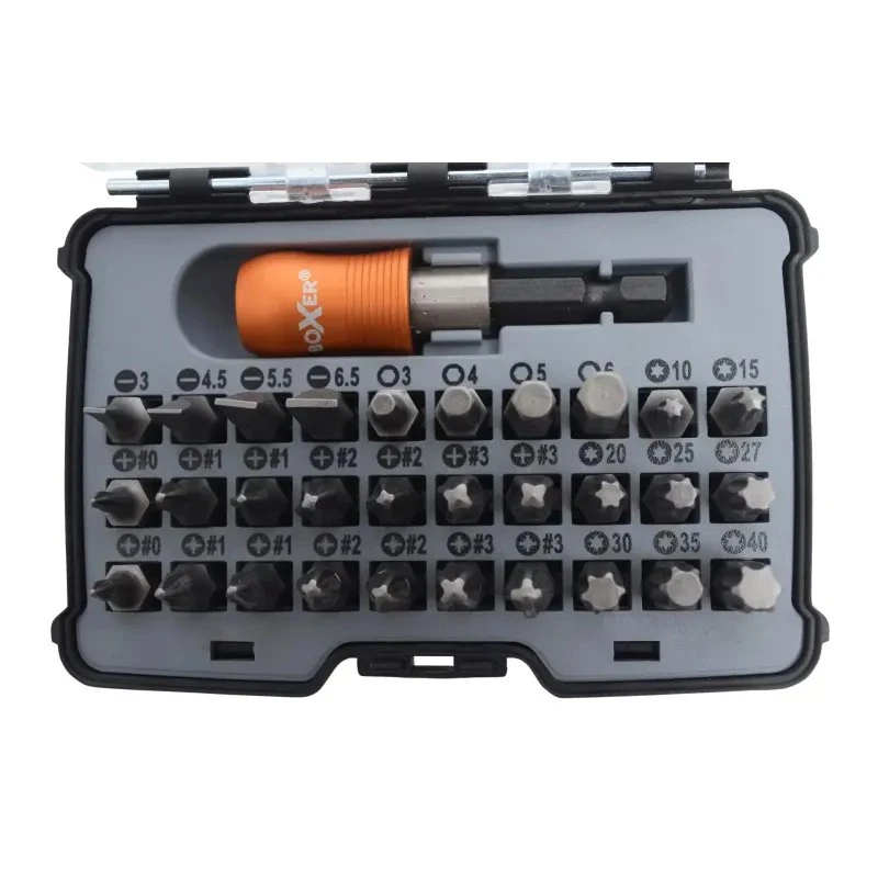 Boxer Bitssæt 31 dele S2 stål med magnetisk bitsholder