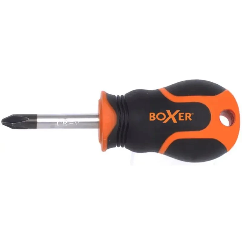 Boxer skruetrækker PH2 x 38 mm, sort/orange