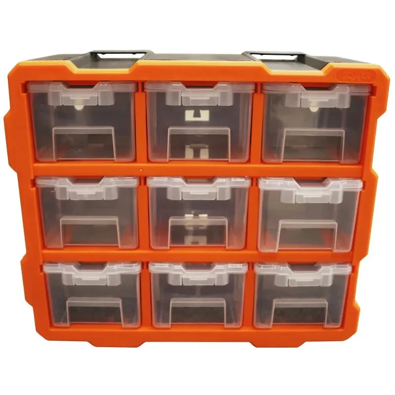 Boxer Sortimentskasse 9 skuffer 32502, klar (vægmontage)