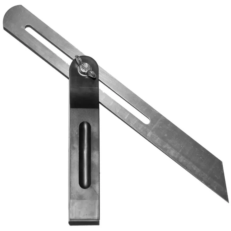 Millarco smigvinkel 25 cm med vingemøtrik (stål/sort)