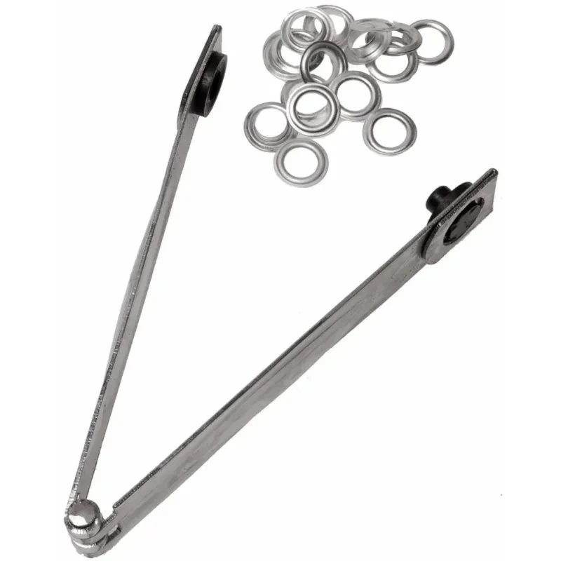 Millarco presenningstang med 10 øjer Ø16 mm (tang 16 cm)