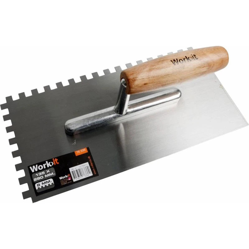 Work It tandspartel 8 mm tænder 135x280 mm træhåndtag