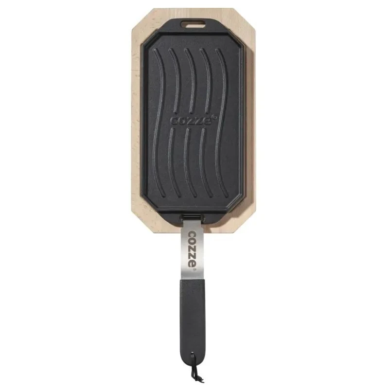 Cozze vendbar støbejernspande 165x330 mm med bordskåner