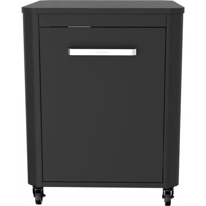 Cozze Rullebord 117,4x60x83 cm rustfri stål/sort