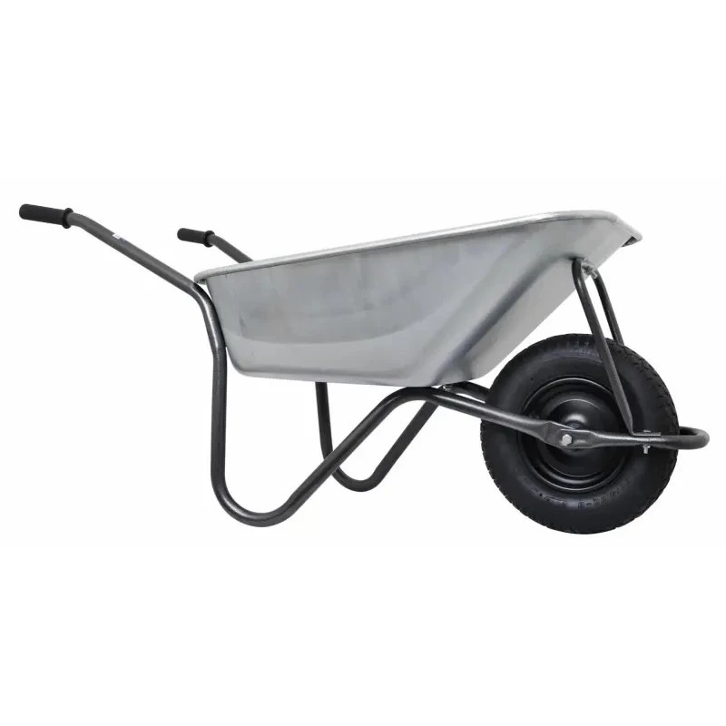 Home it trillebør 110 L med luftgummihjul og hammerlak