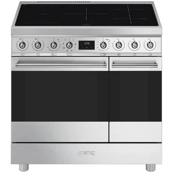 Smeg C92IMX2 Induktionskomfur 90 cm, 2 ovne, rustfrit stål
