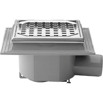 Maxiflex 50 mm afløbsskål til beton, vandret (uden studs)