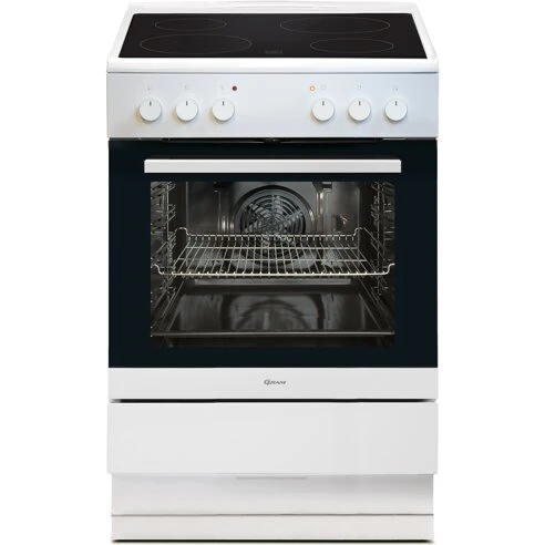 Gram EK5600-90V keramisk komfur, hvid (90 cm)